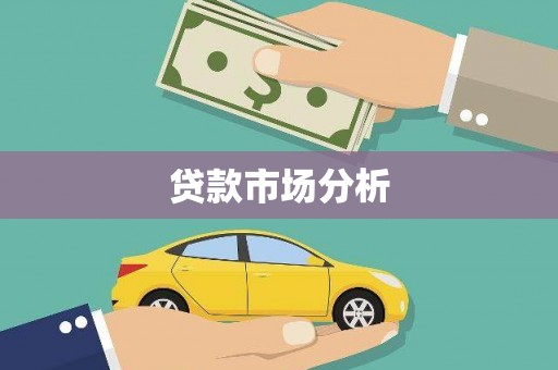 阜宁贷款市场分析