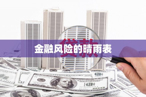 阜宁金融风险的晴雨表