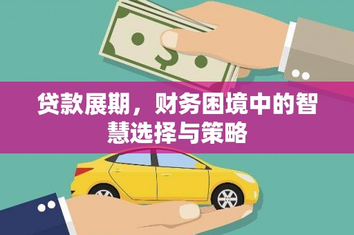 阜宁贷款展期，财务困境中的智慧选择与策略