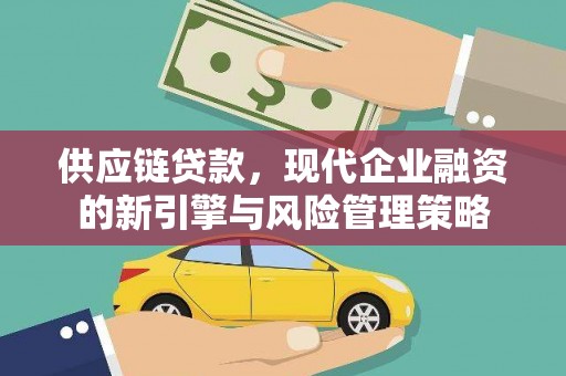 阜宁供应链贷款，现代企业融资的新引擎与风险管理策略