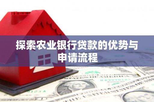 阜宁探索农业银行贷款的优势与申请流程