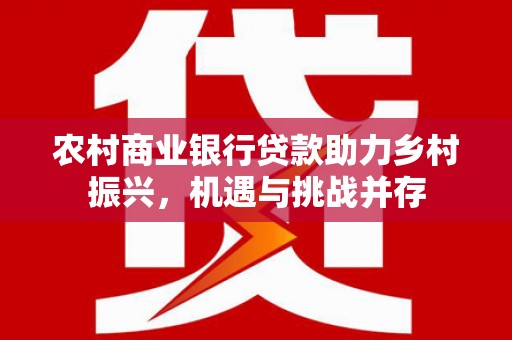 阜宁农村商业银行贷款助力乡村振兴，机遇与挑战并存