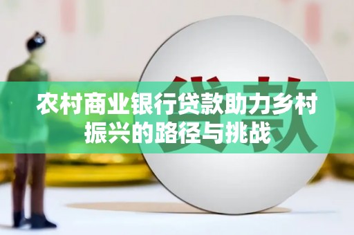 阜宁农村商业银行贷款助力乡村振兴的路径与挑战