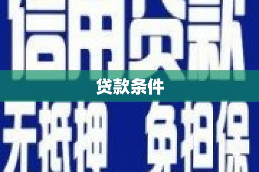 阜宁贷款条件