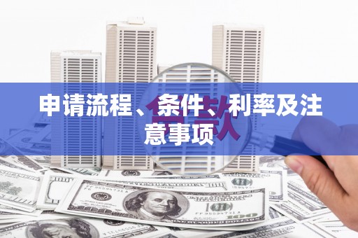 阜宁申请流程、条件、利率及注意事项