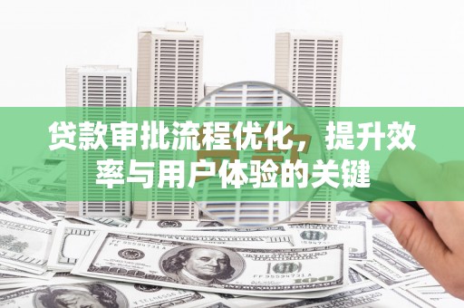 阜宁贷款审批流程优化，提升效率与用户体验的关键
