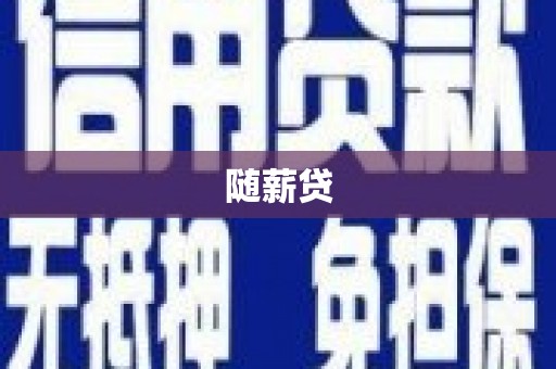 阜宁随薪贷