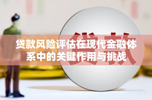 阜宁贷款风险评估在现代金融体系中的关键作用与挑战