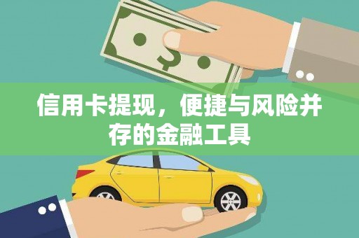 阜宁信用卡提现，便捷与风险并存的金融工具