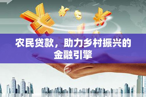 阜宁农民贷款，助力乡村振兴的金融引擎