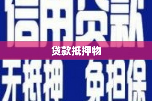 阜宁贷款抵押物