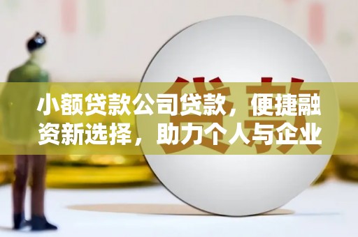 阜宁小额贷款公司贷款，便捷融资新选择，助力个人与企业成长