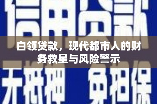 阜宁白领贷款，现代都市人的财务救星与风险警示