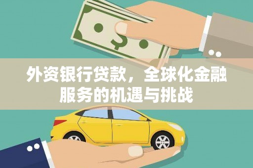 阜宁外资银行贷款，全球化金融服务的机遇与挑战