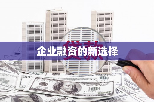 阜宁企业融资的新选择
