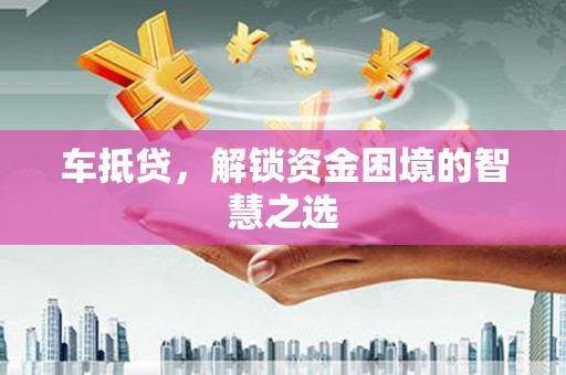 阜宁车抵贷，解锁资金困境的智慧之选