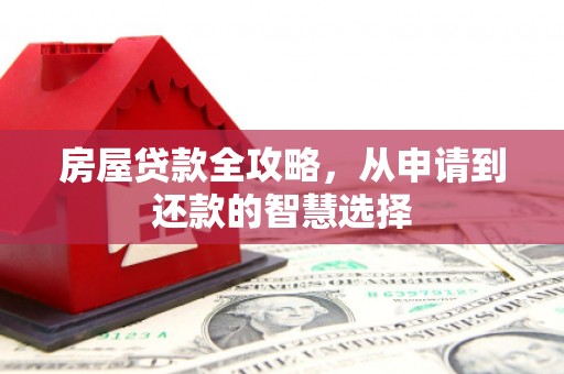 阜宁房屋贷款全攻略，从申请到还款的智慧选择