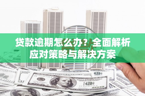 阜宁贷款逾期怎么办？全面解析应对策略与解决方案