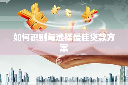 阜宁如何识别与选择最佳贷款方案